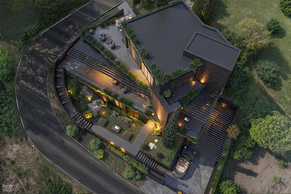02-pujo-architects-and-designers-portfolio-villa-structural-flow-zagreb-croatia-exterior-cortyard