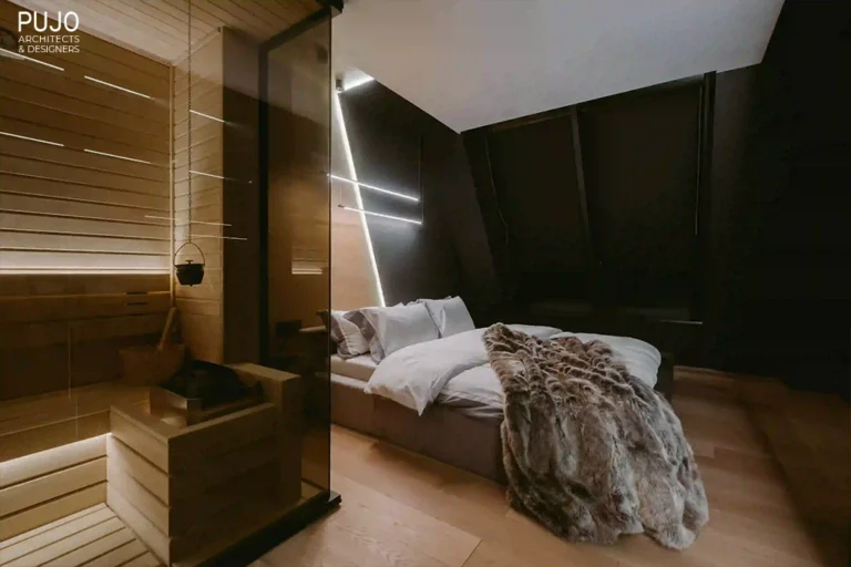 06-pujo-architects-and-designers-portfolio-a-frame-kopaonik-serbia-exterior-interior-bedroom