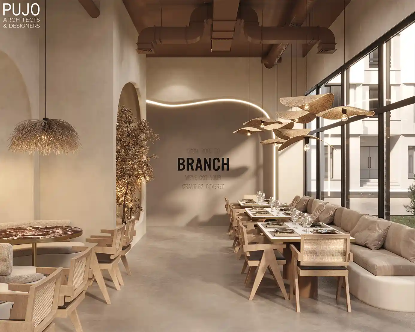 07-pujo-architects-and-designers-portfolio-branch-dining-restaurant-interior-wall-branding