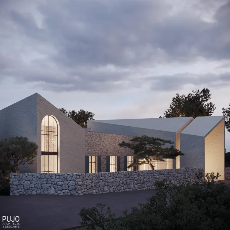 11-pujo-architects-and-designers-portfolio-villa-soul-of-istria-exterior-gate-pathway-night